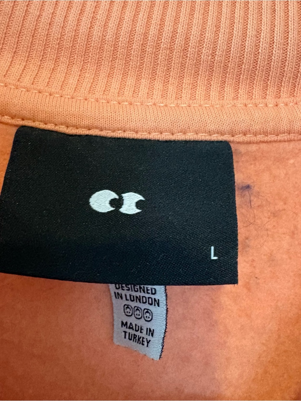 Lazy Oaf folky frog peach sweatshirt - Picture 5 of 6